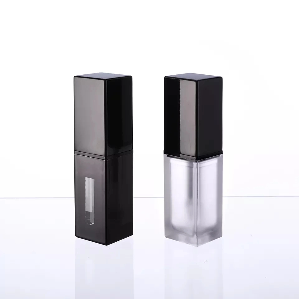 Square Clear Lipgloss Tubes with Customized Logo