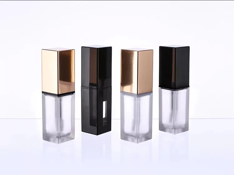 Square Clear Lipgloss Tubes with Customized Logo